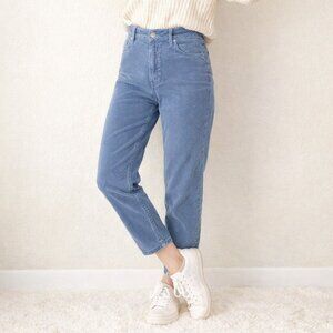 PacSun Blue Corduroy Mom Jeans | Size 26